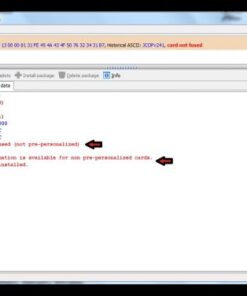 JCOP English and JCOP Manager (for formatting java based cards)